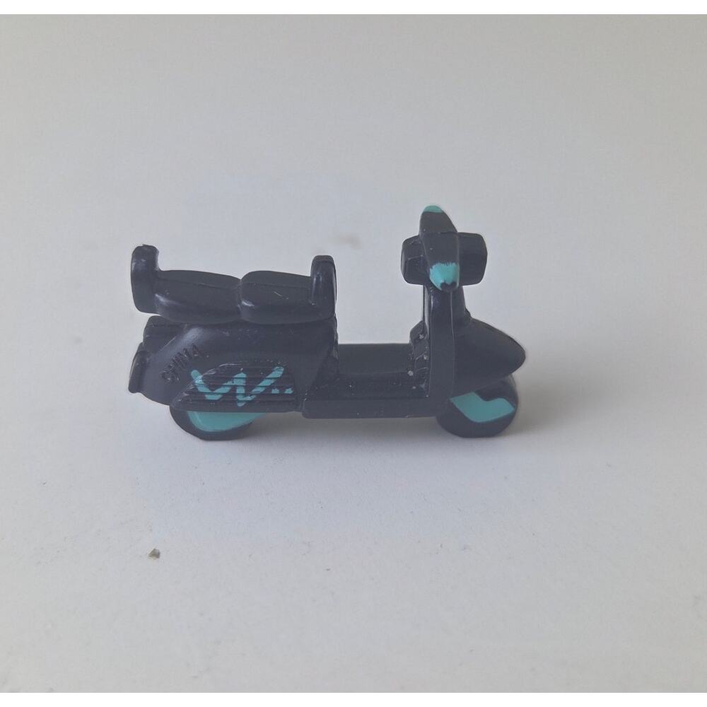 Vintage Blue Bird Toys Polly Pocket 1994 Scooter Fun Black Scooter